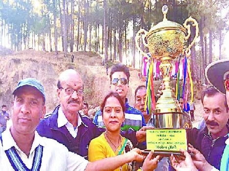 The winning team of Ranikhet